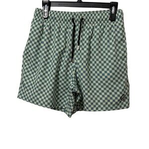 Stylish Checkered Swim Trunks for Men